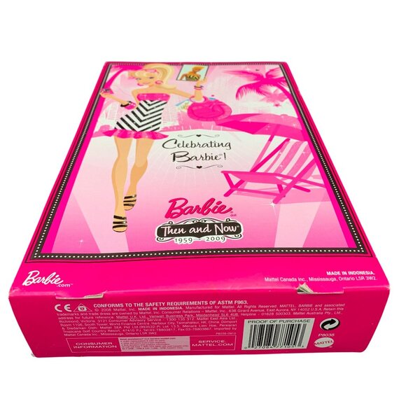 Bathing Suit Barbie Then and Now Doll 2008 Mattel P8038 Target Exclusive - Picture 9 of 12